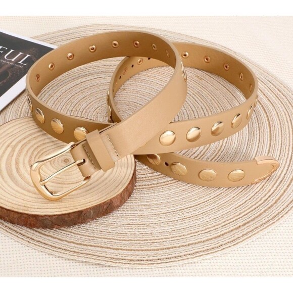 WERFORU Women Fashion Faux Leather Belt Women Belts for Jeans Dress Women - Picture 3 of 6